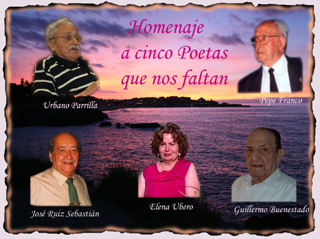 Homenaje a cinco Poetas que nos faltan